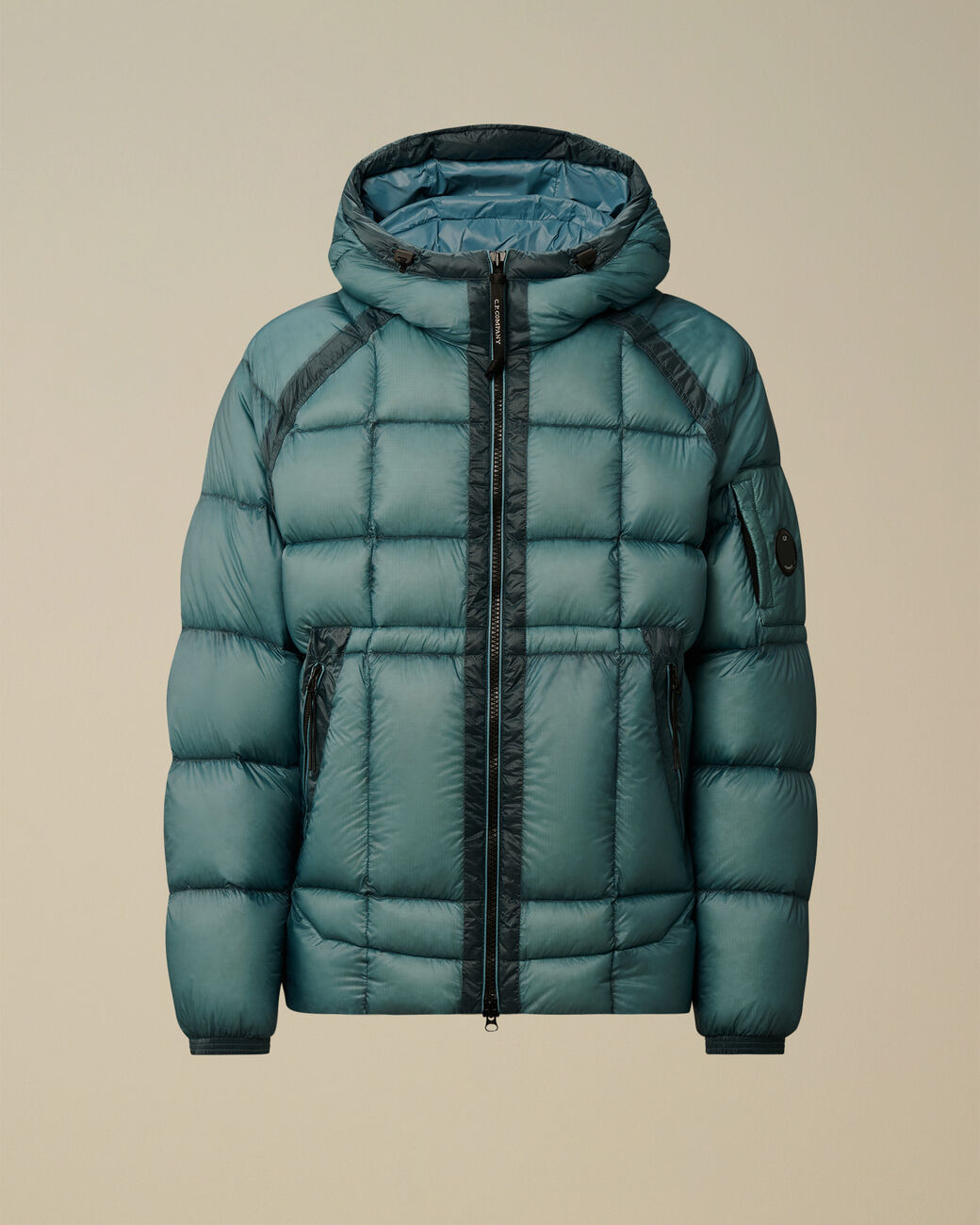 C.P Hooded Down Puffer - LIGHT BLUE