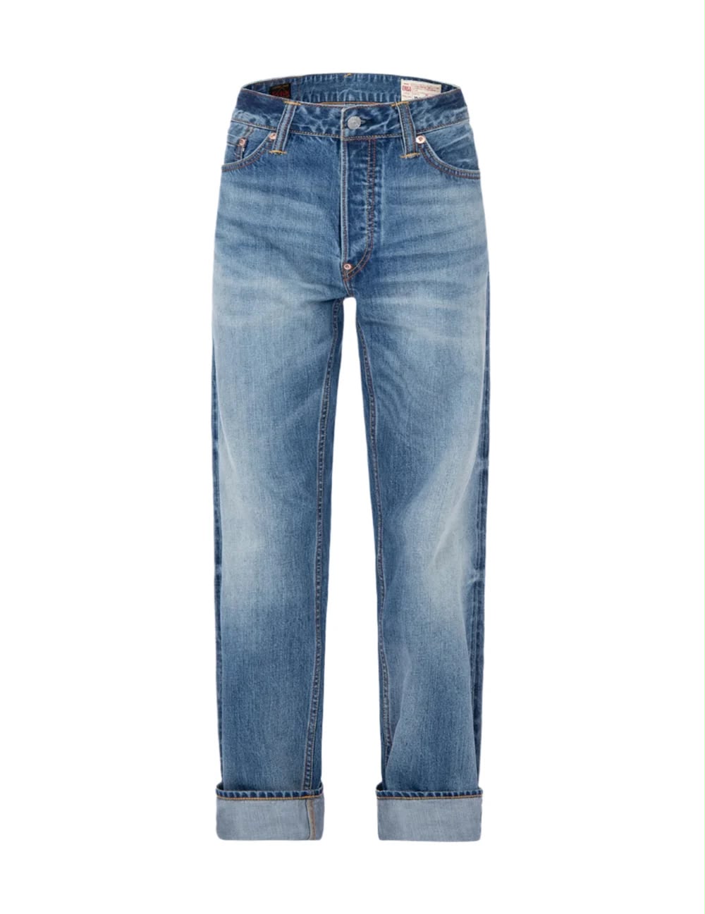 Daicock Pink Print Baggy-Fit Jeans #2000