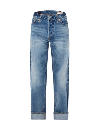 Daicock Pink Print Baggy-Fit Jeans #2000