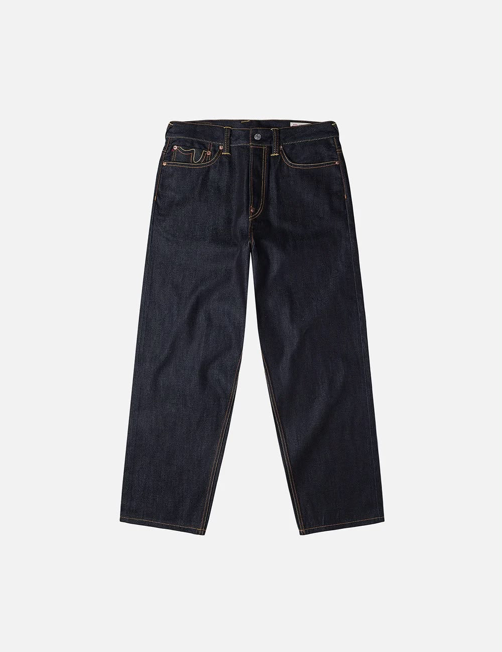 Daicock Red Print Baggy-Fit Jeans #2000