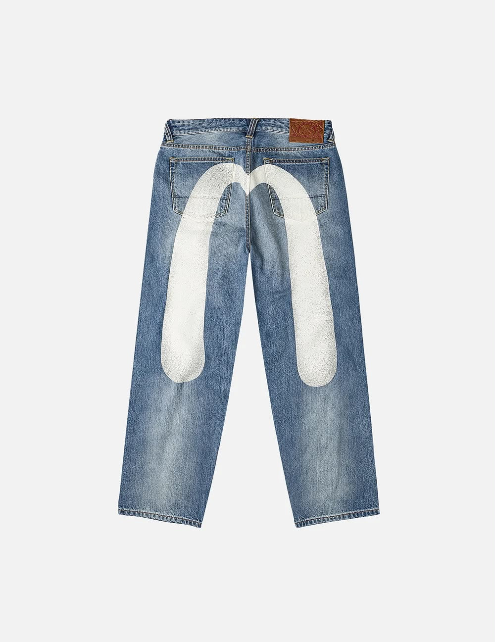 Daicock Print Baggy-Fit Jeans #2000