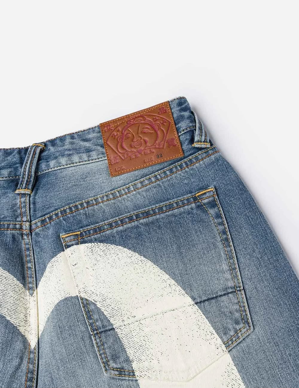 Daicock Print Baggy-Fit Jeans #2000