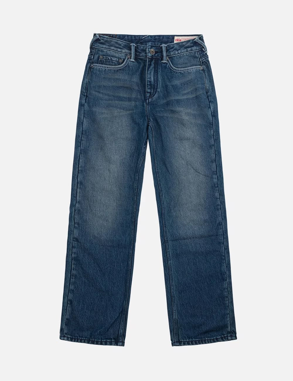 Seagull Print Pockets Regular Fit Jeans #2020