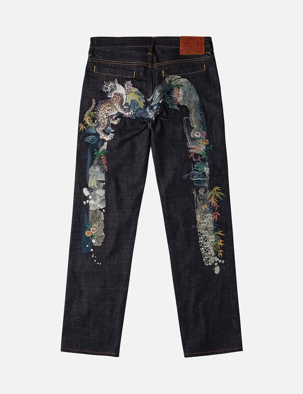 Daicock Print Baggy-Fit Jeans #2000